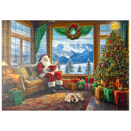 MyPuzzle Gemütliche Weihnachtsstimmung mit Santa Claus - Premium 100 Teile Puzzle - MyPuzzle Sonderkollektion von Puzzle Galaxy MyPuzzle Gemütliche Weihnachtsstimmung mit Santa Claus - Premium 100 Teile Puzzle - MyPuzzle Sonderkollektion von Puzzle Galaxy von MyPuzzle.com