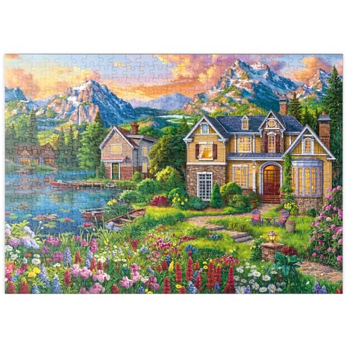 MyPuzzle Gemütliches Haus am See - Premium 500 Teile Puzzle - MyPuzzle Sonderkollektion von Puzzle Galaxy MyPuzzle Gemütliches Haus am See - Premium 500 Teile Puzzle - MyPuzzle Sonderkollektion von Puzzle Galaxy von MyPuzzle.com