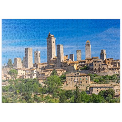 MyPuzzle Geschlechtertürme von San Gimignano, Provinz Siena, Toskana - Premium 500 Teile Puzzle - MyPuzzle Sonderkollektion von Puzzle Galaxy von MyPuzzle.com