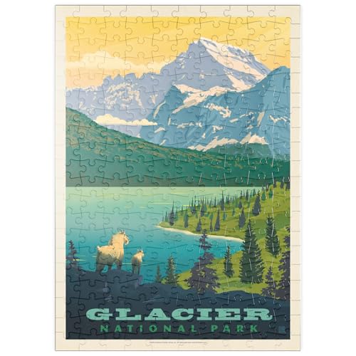 MyPuzzle Glacier National Park: Der große Aussichtspunkt - Premium 200 Teile Puzzle - MyPuzzle Sonderkollektion von Anderson Design Group von MyPuzzle.com