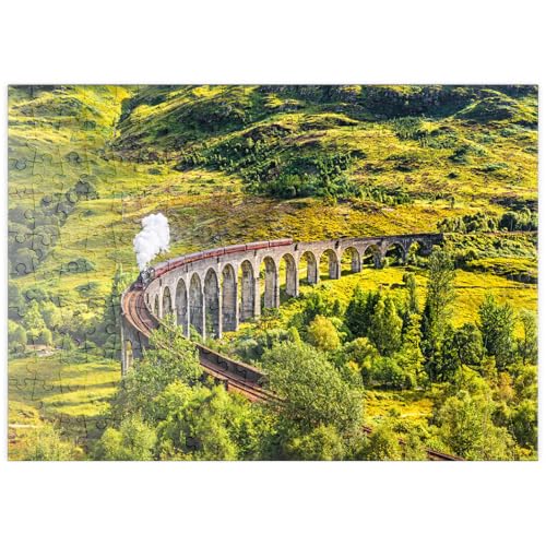 MyPuzzle Glenfinnan Railway Viaduct mit Jacobite-Dampfzug, Schottland - Premium 200 Teile Puzzle - MyPuzzle Sonderkollektion von Puzzle Galaxy MyPuzzle Glenfinnan Railway Viaduct mit Jacobite-Dampfzug, Schottland - Premium 200 Teile Puzzle - MyPuzzle Sonderkollektion von Puzzle Galaxy von MyPuzzle.com