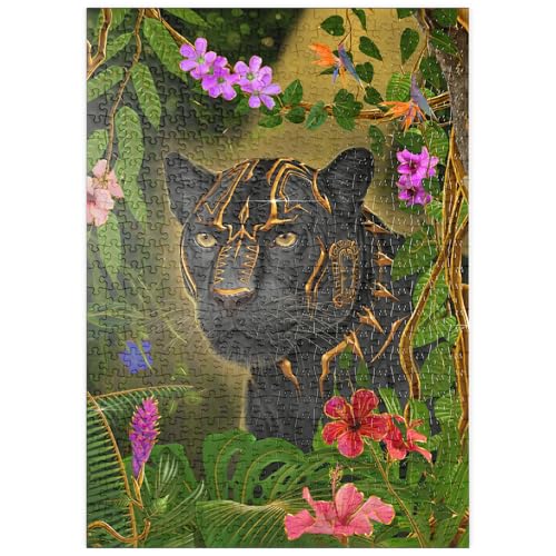 MyPuzzle Goldener Panther – mystisches Wildtier - Vincent HIE - Premium 500 Teile Puzzle - MyPuzzle Sonderkollektion von Tate & Co Puzzles MyPuzzle Goldener Panther – mystisches Wildtier - Vincent HIE - Premium 500 Teile Puzzle - MyPuzzle Sonderkollektion von Tate & Co Puzzles von MyPuzzle.com
