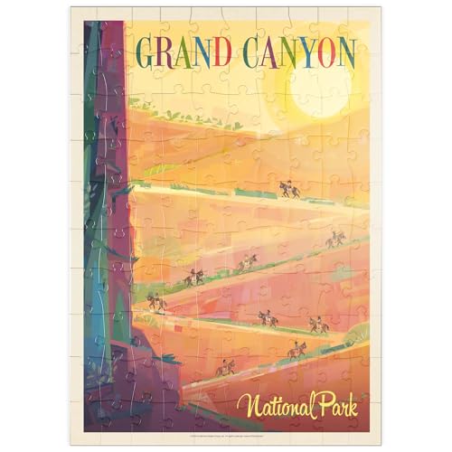 MyPuzzle Grand Canyon National Park: Maultierzug (Mod Design) - Premium 100 Teile Puzzle - MyPuzzle Sonderkollektion von Anderson Design Group von MyPuzzle.com