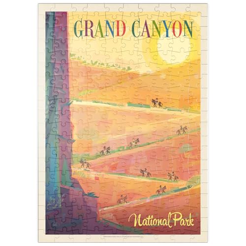 MyPuzzle Grand Canyon National Park: Maultierzug (Mod Design) - Premium 200 Teile Puzzle - MyPuzzle Sonderkollektion von Anderson Design Group von MyPuzzle.com