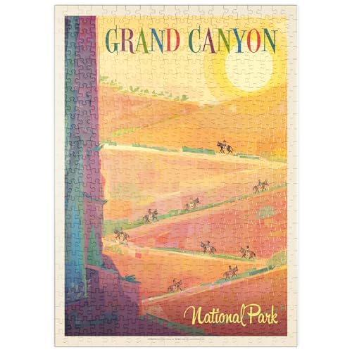 MyPuzzle Grand Canyon National Park: Maultierzug (Mod Design) - Premium 500 Teile Puzzle - MyPuzzle Sonderkollektion von Anderson Design Group von MyPuzzle.com