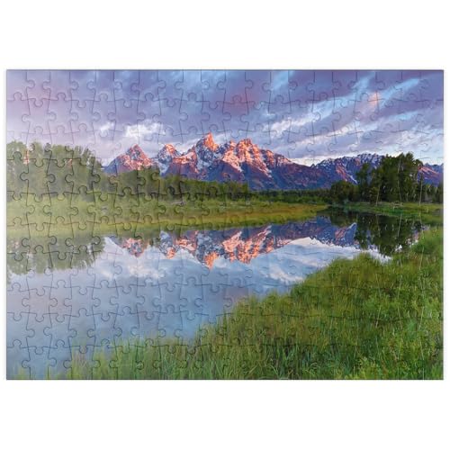 MyPuzzle Grand Teton Mountains bei Sonnenaufgang mit Spiegelung - Premium 200 Teile Puzzle - MyPuzzle Sonderkollektion von Puzzle Galaxy MyPuzzle Grand Teton Mountains bei Sonnenaufgang mit Spiegelung - Premium 200 Teile Puzzle - MyPuzzle Sonderkollektion von Puzzle Galaxy von MyPuzzle.com