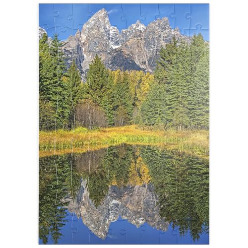 MyPuzzle Grand Teton National Park - Bergspiegelung im Herbst - Premium 100 Teile Puzzle - MyPuzzle Sonderkollektion von Puzzle Galaxy MyPuzzle Grand Teton National Park - Bergspiegelung im Herbst - Premium 100 Teile Puzzle - MyPuzzle Sonderkollektion von Puzzle Galaxy von MyPuzzle.com