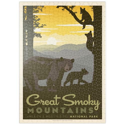 MyPuzzle Great Smoky Mountains National Park: Mama Bär & Jungtiere - Premium 500 Teile Puzzle - MyPuzzle Sonderkollektion von Anderson Design Group MyPuzzle Great Smoky Mountains National Park: Mama Bär & Jungtiere - Premium 500 Teile Puzzle - MyPuzzle Sonderkollektion von Anderson Design Group von MyPuzzle.com