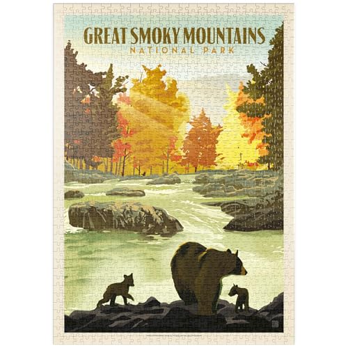 MyPuzzle Great Smoky Mountains National Park: Spielzeit - Premium 1000 Teile Puzzle - MyPuzzle Sonderkollektion von Anderson Design Group von MyPuzzle.com