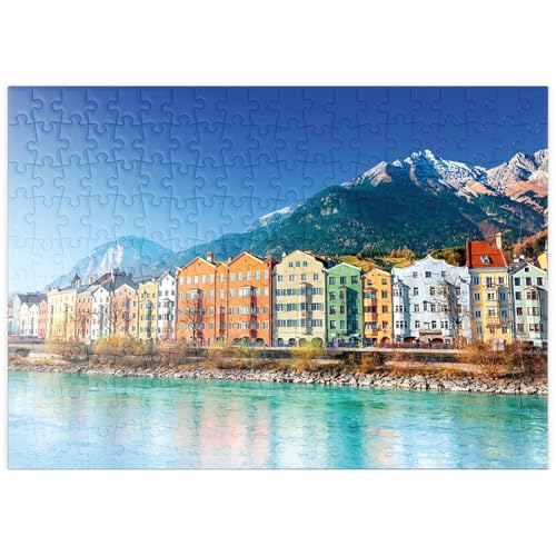 MyPuzzle Häuserzeile in Innsbruck, Tirol, Österreich - Premium 200 Teile Puzzle - MyPuzzle Sonderkollektion von Starnberger Spiele von MyPuzzle.com