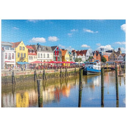 MyPuzzle Hafen von Husum, Nordfriesland, Nordsee, Schleswig-Holstein - Premium 1000 Teile Puzzle - MyPuzzle Sonderkollektion von Starnberger Spiele MyPuzzle Hafen von Husum, Nordfriesland, Nordsee, Schleswig-Holstein - Premium 1000 Teile Puzzle - MyPuzzle Sonderkollektion von Starnberger Spiele von MyPuzzle.com