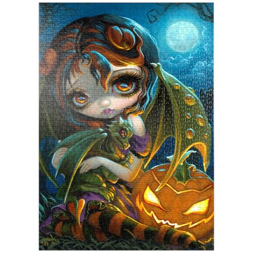 MyPuzzle Halloween-Drachling - Jasmine Becket-Griffith - Premium 1000 Teile Puzzle - MyPuzzle Sonderkollektion von Tate & Co Puzzles MyPuzzle Halloween-Drachling - Jasmine Becket-Griffith - Premium 1000 Teile Puzzle - MyPuzzle Sonderkollektion von Tate & Co Puzzles von MyPuzzle.com