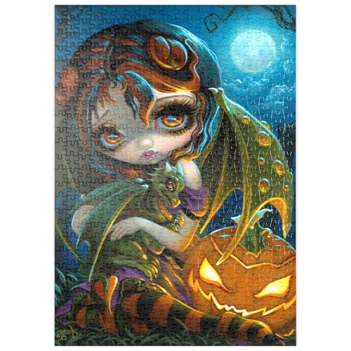 MyPuzzle Halloween-Drachling - Jasmine Becket-Griffith - Premium 500 Teile Puzzle - MyPuzzle Sonderkollektion von Tate & Co Puzzles MyPuzzle Halloween-Drachling - Jasmine Becket-Griffith - Premium 500 Teile Puzzle - MyPuzzle Sonderkollektion von Tate & Co Puzzles von MyPuzzle.com