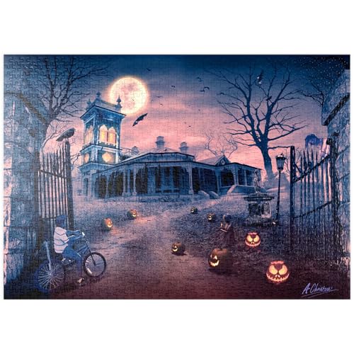 MyPuzzle Halloween-Horror-Spukhaus Madness - Anthony Christou - Premium 1000 Teile Puzzle - MyPuzzle Sonderkollektion von Tate & Co Puzzles MyPuzzle Halloween-Horror-Spukhaus Madness - Anthony Christou - Premium 1000 Teile Puzzle - MyPuzzle Sonderkollektion von Tate & Co Puzzles von MyPuzzle.com