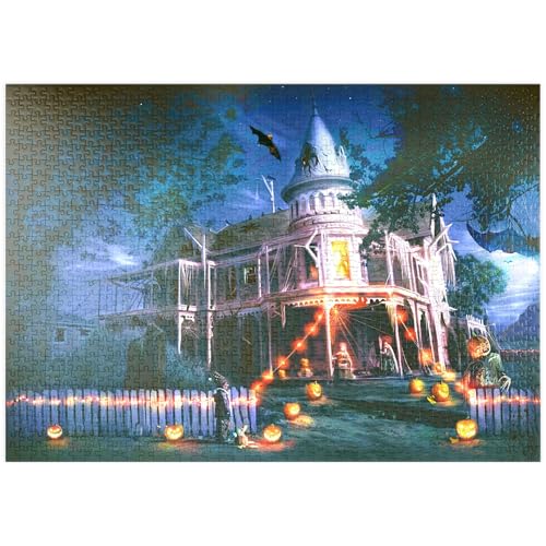 MyPuzzle Halloween-Spukhaus - Anthony Christou - Premium 1000 Teile Puzzle - MyPuzzle Sonderkollektion von Tate & Co Puzzles MyPuzzle Halloween-Spukhaus - Anthony Christou - Premium 1000 Teile Puzzle - MyPuzzle Sonderkollektion von Tate & Co Puzzles von MyPuzzle.com