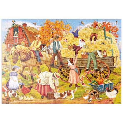 MyPuzzle Herbstliche Bauernhofszene – Fröhliche Erntezeit auf dem Land - Premium 200 Teile Puzzle - MyPuzzle Sonderkollektion von Puzzle Galaxy MyPuzzle Herbstliche Bauernhofszene – Fröhliche Erntezeit auf dem Land - Premium 200 Teile Puzzle - MyPuzzle Sonderkollektion von Puzzle Galaxy von MyPuzzle.com