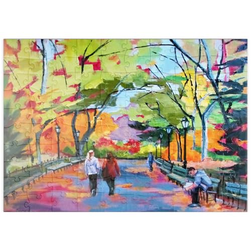 MyPuzzle Herbstspaziergang durch einen lebendigen Park - Premium 100 Teile Puzzle - MyPuzzle Sonderkollektion von Puzzle Galaxy MyPuzzle Herbstspaziergang durch einen lebendigen Park - Premium 100 Teile Puzzle - MyPuzzle Sonderkollektion von Puzzle Galaxy von MyPuzzle.com