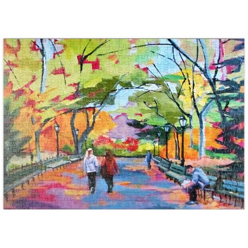 MyPuzzle Herbstspaziergang durch einen lebendigen Park - Premium 500 Teile Puzzle - MyPuzzle Sonderkollektion von Puzzle Galaxy MyPuzzle Herbstspaziergang durch einen lebendigen Park - Premium 500 Teile Puzzle - MyPuzzle Sonderkollektion von Puzzle Galaxy von MyPuzzle.com