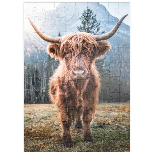 MyPuzzle Hochlandrind in den italienischen Dolomiten - Premium 100 Teile Puzzle - MyPuzzle Sonderkollektion von Puzzle Galaxy MyPuzzle Hochlandrind in den italienischen Dolomiten - Premium 100 Teile Puzzle - MyPuzzle Sonderkollektion von Puzzle Galaxy von MyPuzzle.com