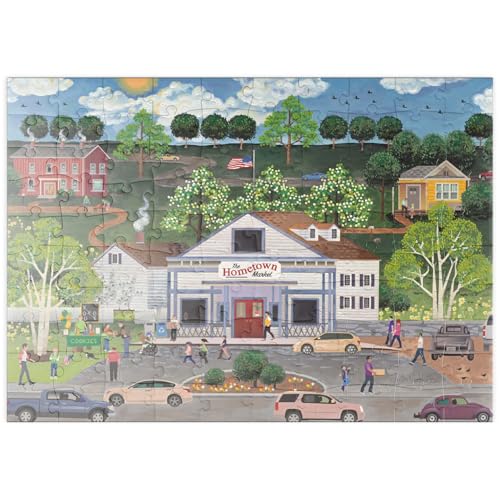 MyPuzzle Idyllisches Kleinstadtleben – Markt und Gemeinschaftsszene - Premium 100 Teile Puzzle - MyPuzzle Sonderkollektion von Puzzle Galaxy MyPuzzle Idyllisches Kleinstadtleben – Markt und Gemeinschaftsszene - Premium 100 Teile Puzzle - MyPuzzle Sonderkollektion von Puzzle Galaxy von MyPuzzle.com