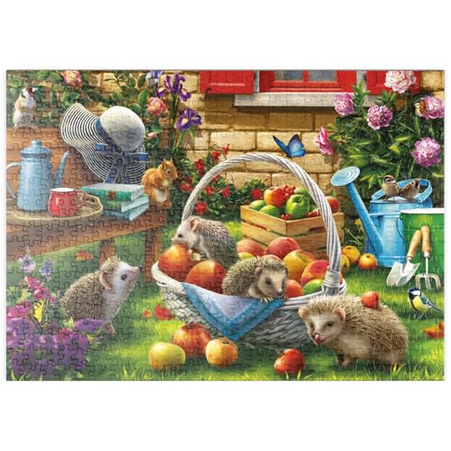 MyPuzzle Igel im Obstgarten: EIN sommerliches Abenteuer - Premium 500 Teile Puzzle - MyPuzzle Sonderkollektion von Puzzle Galaxy MyPuzzle Igel im Obstgarten: EIN sommerliches Abenteuer - Premium 500 Teile Puzzle - MyPuzzle Sonderkollektion von Puzzle Galaxy von MyPuzzle.com