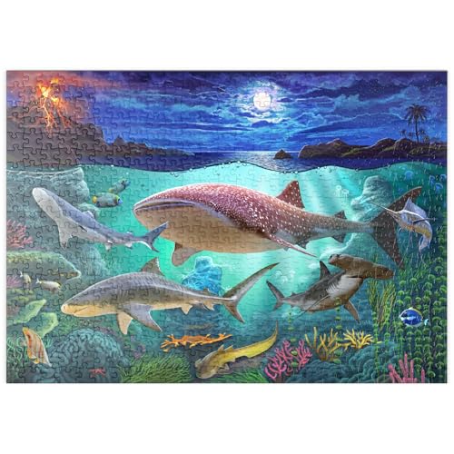 MyPuzzle Im Reich der Haie - Premium 500 Teile Puzzle - MyPuzzle Sonderkollektion von Puzzle Galaxy MyPuzzle Im Reich der Haie - Premium 500 Teile Puzzle - MyPuzzle Sonderkollektion von Puzzle Galaxy von MyPuzzle.com