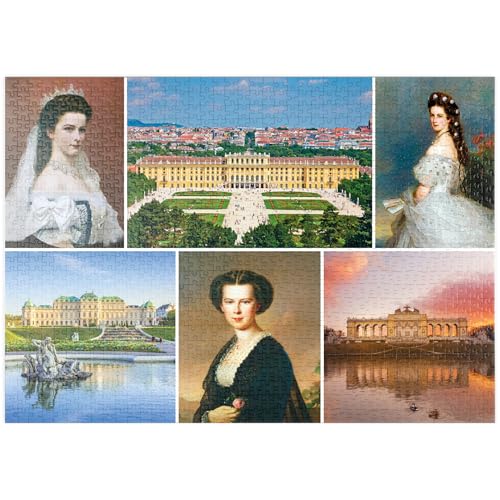 MyPuzzle Kaiserin Elisabeth - Sisi - Collage Nr.2 - Wien - Premium 1000 Teile Puzzle - MyPuzzle Sonderkollektion von Starnberger Spiele MyPuzzle Kaiserin Elisabeth - Sisi - Collage Nr.2 - Wien - Premium 1000 Teile Puzzle - MyPuzzle Sonderkollektion von Starnberger Spiele von MyPuzzle.com