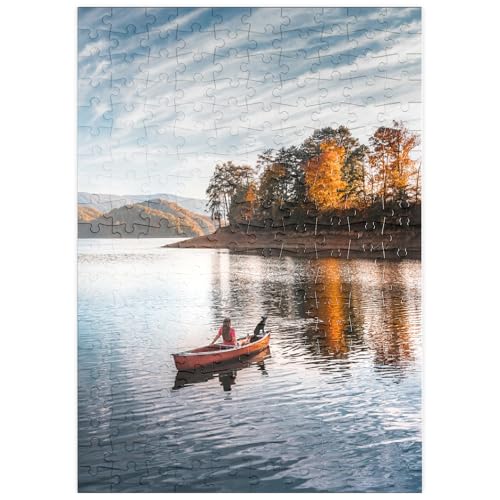 MyPuzzle Kanufahren auf einem ruhigen See im Herbst - Premium 200 Teile Puzzle - MyPuzzle Sonderkollektion von Puzzle Galaxy MyPuzzle Kanufahren auf einem ruhigen See im Herbst - Premium 200 Teile Puzzle - MyPuzzle Sonderkollektion von Puzzle Galaxy von MyPuzzle.com
