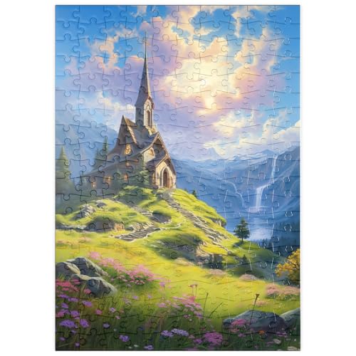 MyPuzzle Kapelle auf einem sonnenbeschienenen Berg - Premium 200 Teile Puzzle - MyPuzzle Sonderkollektion von Puzzle Galaxy MyPuzzle Kapelle auf einem sonnenbeschienenen Berg - Premium 200 Teile Puzzle - MyPuzzle Sonderkollektion von Puzzle Galaxy von MyPuzzle.com