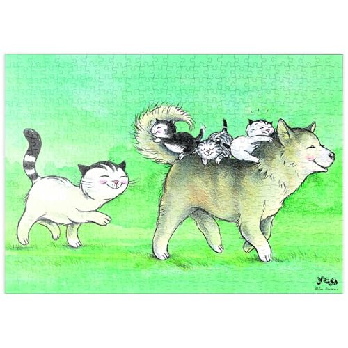 MyPuzzle Kater Jacob - Auf den Hund gekommen - Premium 500 Teile Puzzle - MyPuzzle Sonderkollektion von Kater Jacob MyPuzzle Kater Jacob - Auf den Hund gekommen - Premium 500 Teile Puzzle - MyPuzzle Sonderkollektion von Kater Jacob von MyPuzzle.com