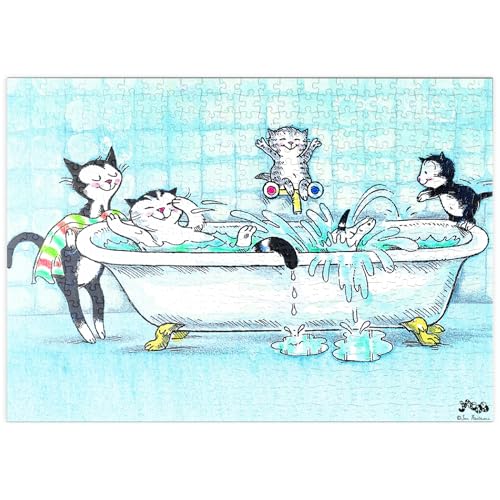 MyPuzzle Kater Jacob - Baden Macht Spaß! - Premium 500 Teile Puzzle - MyPuzzle Sonderkollektion von Kater Jacob MyPuzzle Kater Jacob - Baden Macht Spaß! - Premium 500 Teile Puzzle - MyPuzzle Sonderkollektion von Kater Jacob von MyPuzzle.com