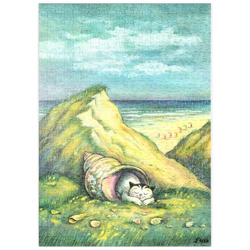 MyPuzzle Kater Jacob - Lieber Kuscheln als Muscheln! - Premium 500 Teile Puzzle - MyPuzzle Sonderkollektion von Kater Jacob MyPuzzle Kater Jacob - Lieber Kuscheln als Muscheln! - Premium 500 Teile Puzzle - MyPuzzle Sonderkollektion von Kater Jacob von MyPuzzle.com