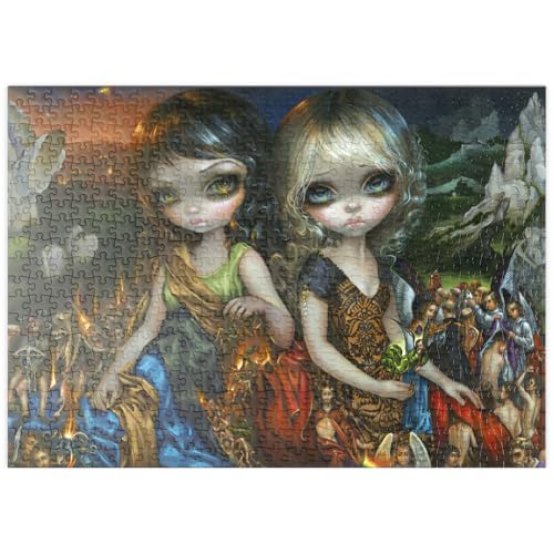 MyPuzzle Kleid der Sünder, Kleid der Heiligen - Jasmine Becket-Griffith - Premium 500 Teile Puzzle - MyPuzzle Sonderkollektion von Tate & Co Puzzles von MyPuzzle.com