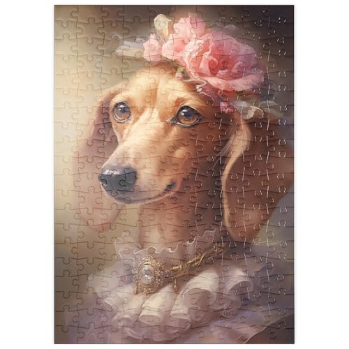 MyPuzzle Königliches viktorianisches Porträt eines Dackel - Premium 200 Teile Puzzle - MyPuzzle Sonderkollektion von Puzzle Galaxy MyPuzzle Königliches viktorianisches Porträt eines Dackel - Premium 200 Teile Puzzle - MyPuzzle Sonderkollektion von Puzzle Galaxy von MyPuzzle.com