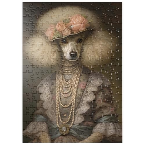 MyPuzzle Königliches viktorianisches Porträt eines Pudel - Premium 200 Teile Puzzle - MyPuzzle Sonderkollektion von Puzzle Galaxy MyPuzzle Königliches viktorianisches Porträt eines Pudel - Premium 200 Teile Puzzle - MyPuzzle Sonderkollektion von Puzzle Galaxy von MyPuzzle.com