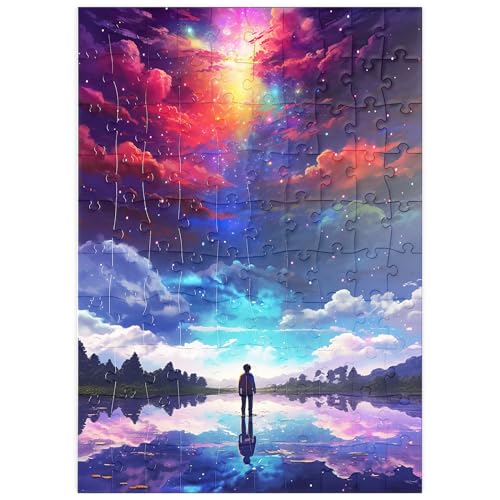 MyPuzzle Kosmische Reflexion - Premium 100 Teile Puzzle - MyPuzzle Sonderkollektion von Puzzle Galaxy von MyPuzzle.com