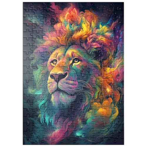 MyPuzzle Kosmischer Löwe - Premium 200 Teile Puzzle - MyPuzzle Sonderkollektion von Puzzle Galaxy von MyPuzzle.com