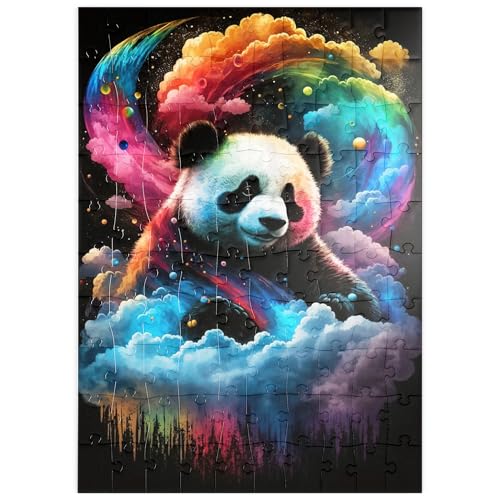 MyPuzzle Kosmischer Panda - Premium 100 Teile Puzzle - MyPuzzle Sonderkollektion von Puzzle Galaxy von MyPuzzle.com