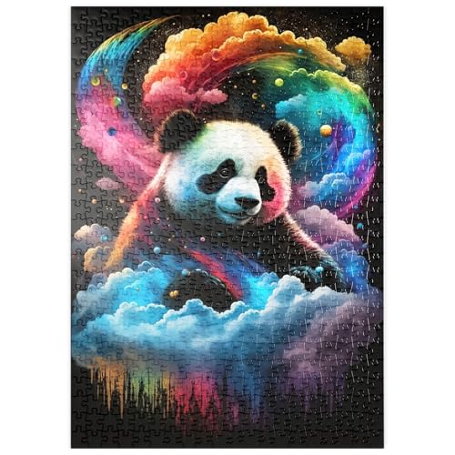 MyPuzzle Kosmischer Panda - Premium 500 Teile Puzzle - MyPuzzle Sonderkollektion von Puzzle Galaxy von MyPuzzle.com