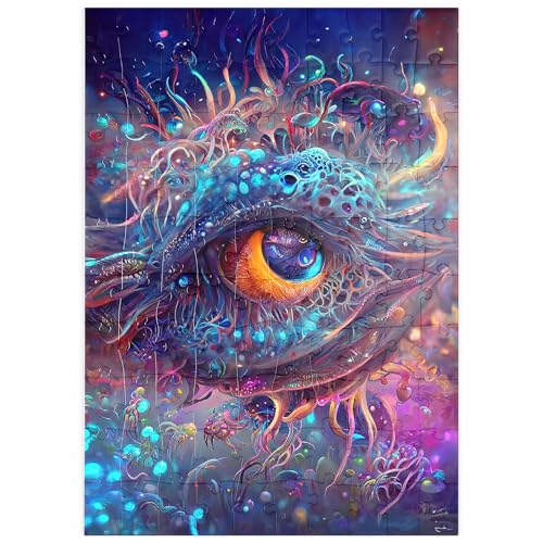 MyPuzzle Kosmisches Auge des Abgrunds Kreatur - Premium 100 Teile Puzzle - MyPuzzle Sonderkollektion von Puzzle Galaxy von MyPuzzle.com