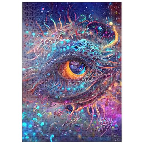 MyPuzzle Kosmisches Auge des Abgrunds Kreatur - Premium 500 Teile Puzzle - MyPuzzle Sonderkollektion von Puzzle Galaxy von MyPuzzle.com