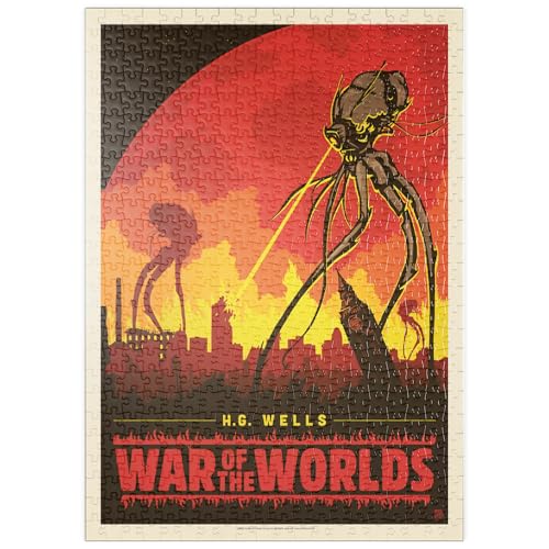MyPuzzle Krieg der Welten: H.G. Wells, Vintage Poster - Premium 500 Teile Puzzle - MyPuzzle Sonderkollektion von Anderson Design Group MyPuzzle Krieg der Welten: H.G. Wells, Vintage Poster - Premium 500 Teile Puzzle - MyPuzzle Sonderkollektion von Anderson Design Group von MyPuzzle.com
