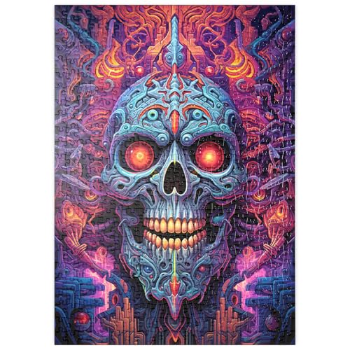 MyPuzzle Kybernetischer Schädel - Premium 500 Teile Puzzle - MyPuzzle Sonderkollektion von Puzzle Galaxy von MyPuzzle.com