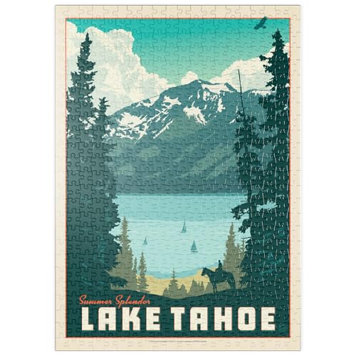 MyPuzzle Lake Tahoe: Tahoe Summer, Vintage Poster - Premium 500 Teile Puzzle - MyPuzzle Sonderkollektion von Anderson Design Group MyPuzzle Lake Tahoe: Tahoe Summer, Vintage Poster - Premium 500 Teile Puzzle - MyPuzzle Sonderkollektion von Anderson Design Group von MyPuzzle.com