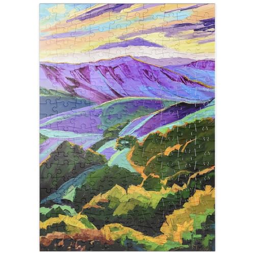MyPuzzle Lebendige Hügel und lebendige Täler - Premium 200 Teile Puzzle - MyPuzzle Sonderkollektion von Puzzle Galaxy von MyPuzzle.com