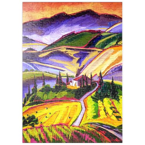 MyPuzzle Lebendige Landschaft in der Toskana - Premium 200 Teile Puzzle - MyPuzzle Sonderkollektion von Puzzle Galaxy von MyPuzzle.com