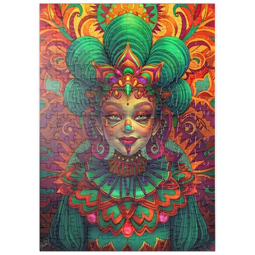 MyPuzzle Lebhafte Fantasiefigur in kunstvoller traditioneller Tracht - Premium 200 Teile Puzzle - MyPuzzle Sonderkollektion von Puzzle Galaxy MyPuzzle Lebhafte Fantasiefigur in kunstvoller traditioneller Tracht - Premium 200 Teile Puzzle - MyPuzzle Sonderkollektion von Puzzle Galaxy von MyPuzzle.com