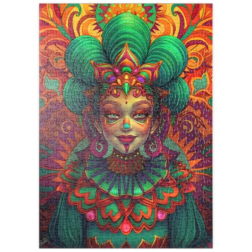 MyPuzzle Lebhafte Fantasiefigur in kunstvoller traditioneller Tracht - Premium 500 Teile Puzzle - MyPuzzle Sonderkollektion von Puzzle Galaxy MyPuzzle Lebhafte Fantasiefigur in kunstvoller traditioneller Tracht - Premium 500 Teile Puzzle - MyPuzzle Sonderkollektion von Puzzle Galaxy von MyPuzzle.com