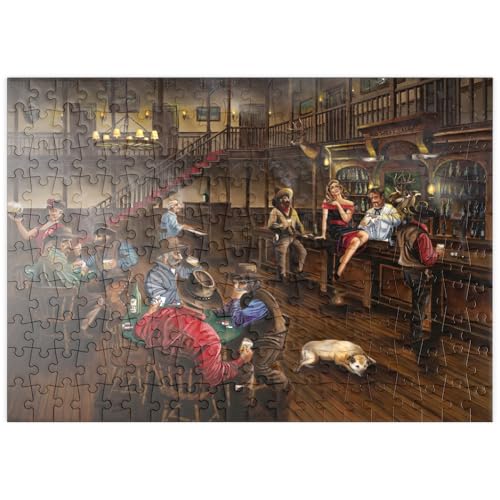 MyPuzzle Lebhafte Old-West-Saloon-Versammlung - Premium 200 Teile Puzzle - MyPuzzle Sonderkollektion von Puzzle Galaxy MyPuzzle Lebhafte Old-West-Saloon-Versammlung - Premium 200 Teile Puzzle - MyPuzzle Sonderkollektion von Puzzle Galaxy von MyPuzzle.com