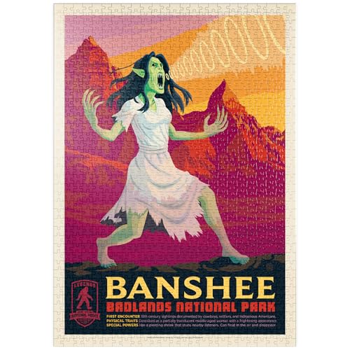 MyPuzzle Legends of The National Parks: Badland's Banshee - Premium 1000 Teile Puzzle - MyPuzzle Sonderkollektion von Anderson Design Group von MyPuzzle.com
